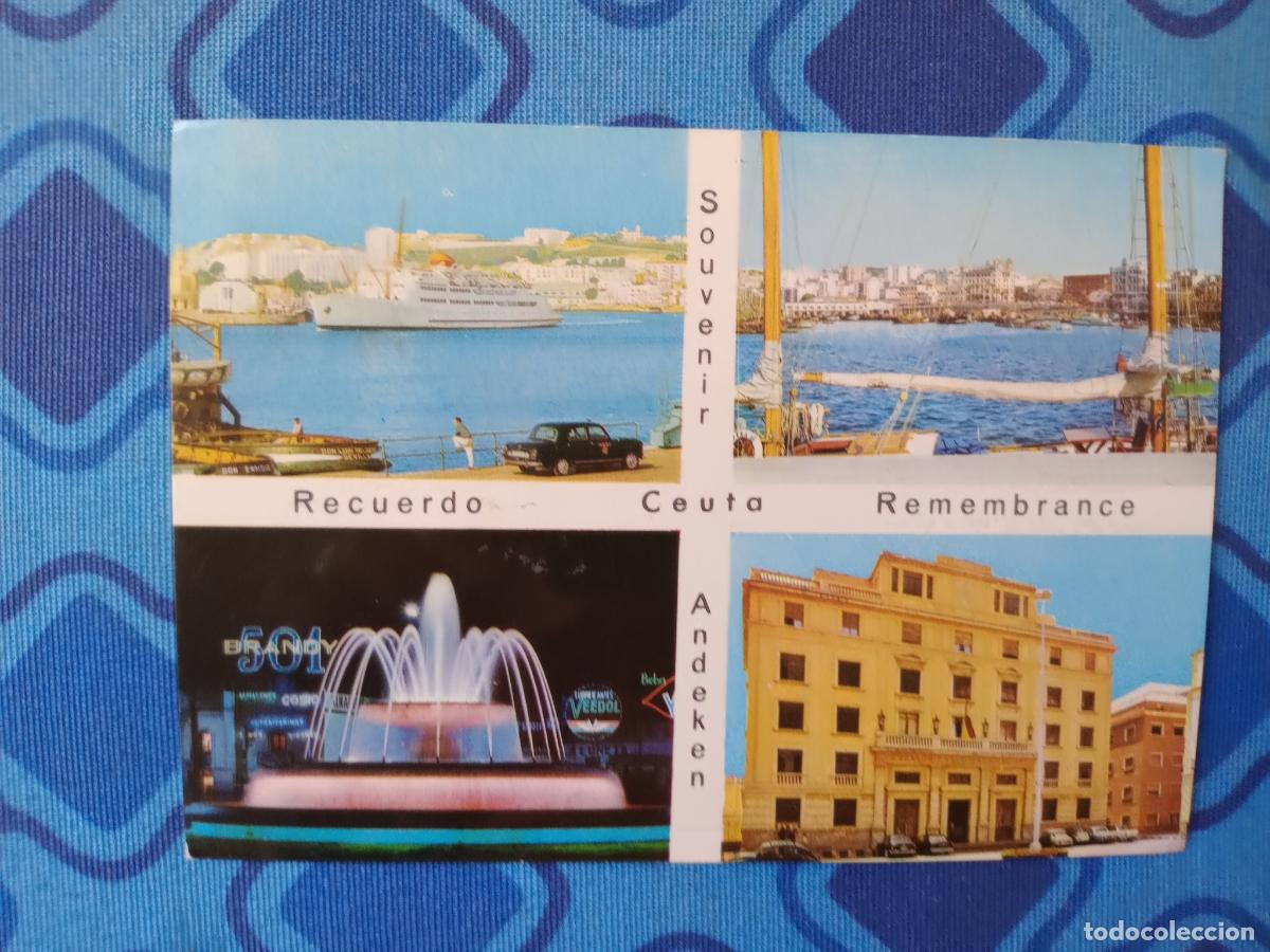 Postales: Ceuta, circulada en 1968 - Foto 1