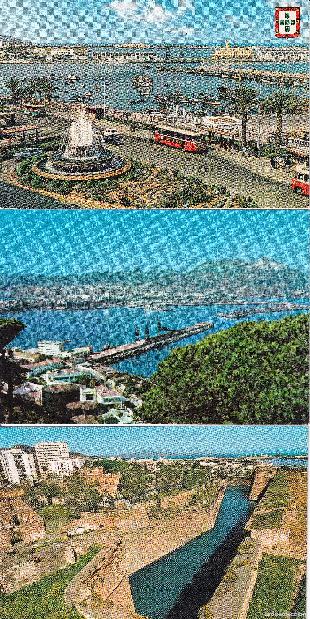 Postales: CEUTA LOTE DE TRES POSTALES - Foto 1