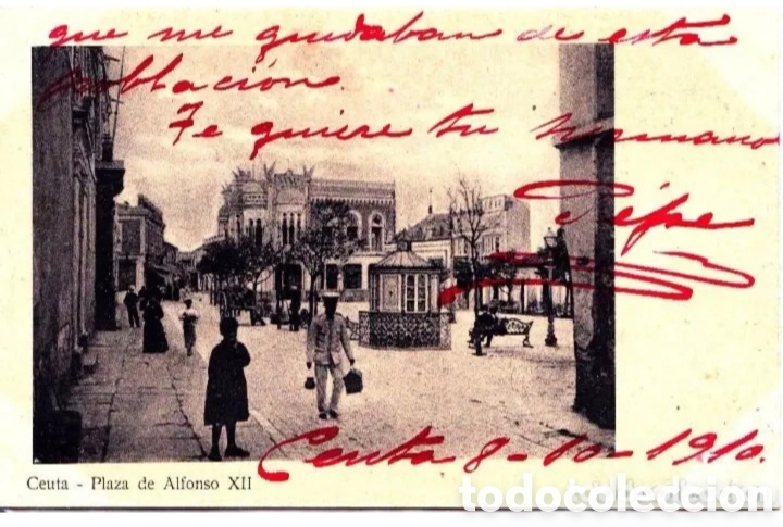 Postales: CEUTA - PLAZA DE ALFONSO XII - Foto 1