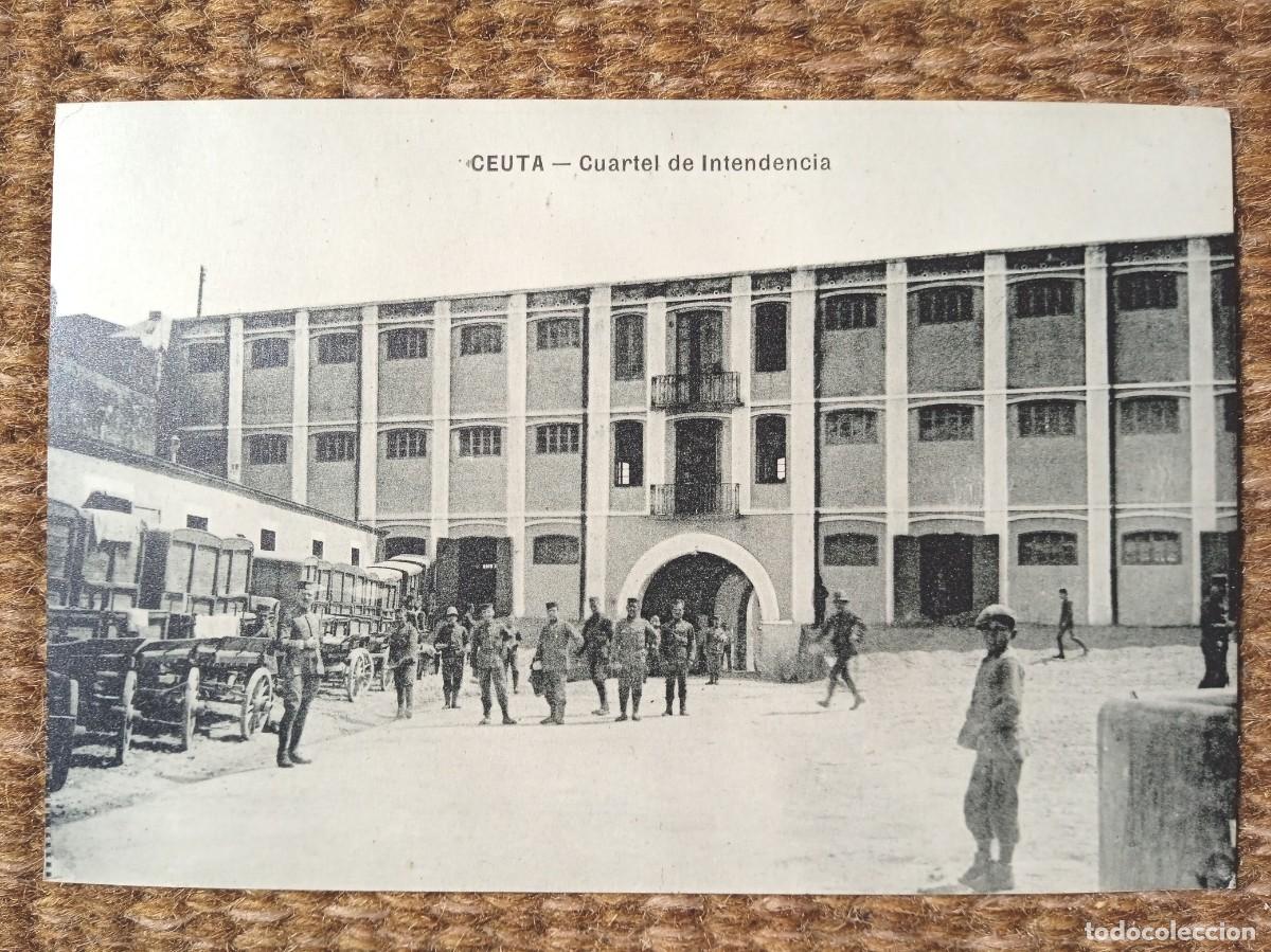 Postales: CEUTA- CUARTEL DE INTENDENCIA - ED. M. ARRIBAS - Foto 1
