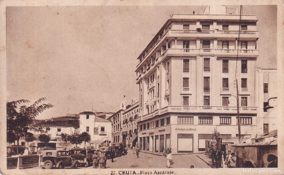 Postales: CEUTA PLAZA AZCARATE - Foto 1