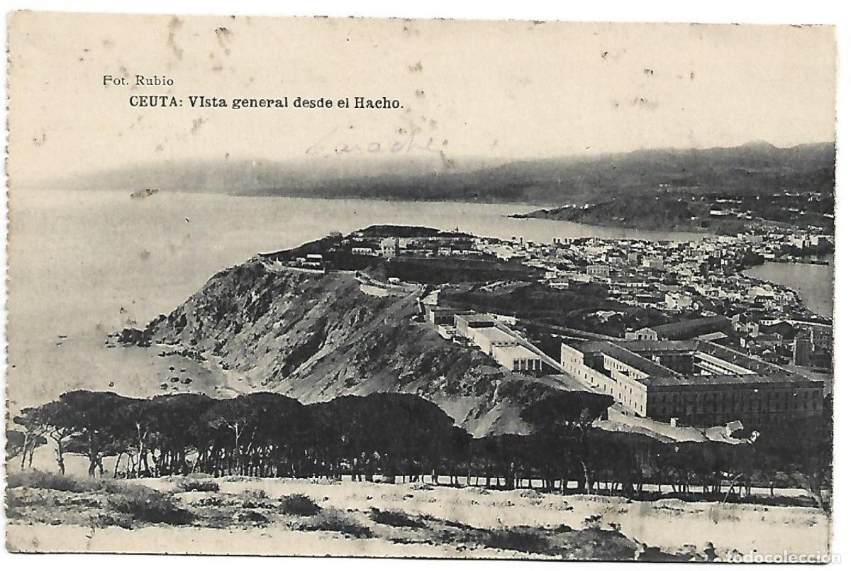 Postales: VISTA GENERAL DESDE EL HACHO.- CEUTA - Foto 1