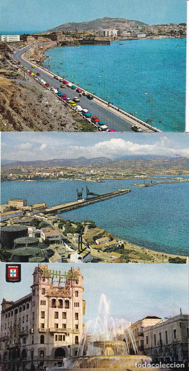 Postales: LOTE TRES POSTALES CEUTA - Foto 1