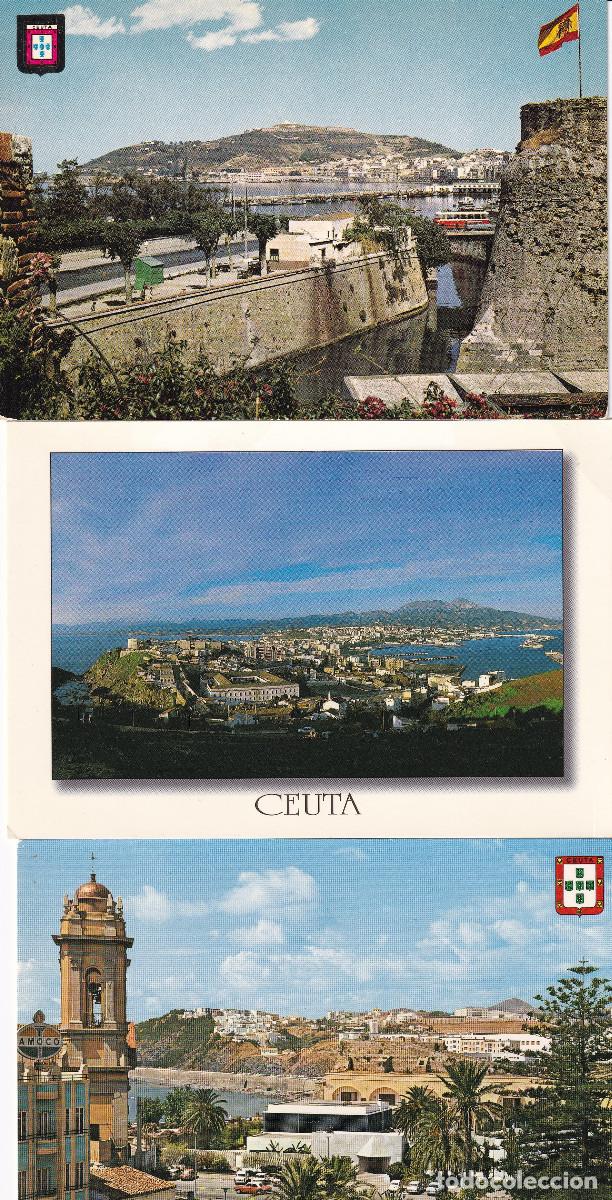 Postales: LOTE TRES POSTALES CEUTA - Foto 1