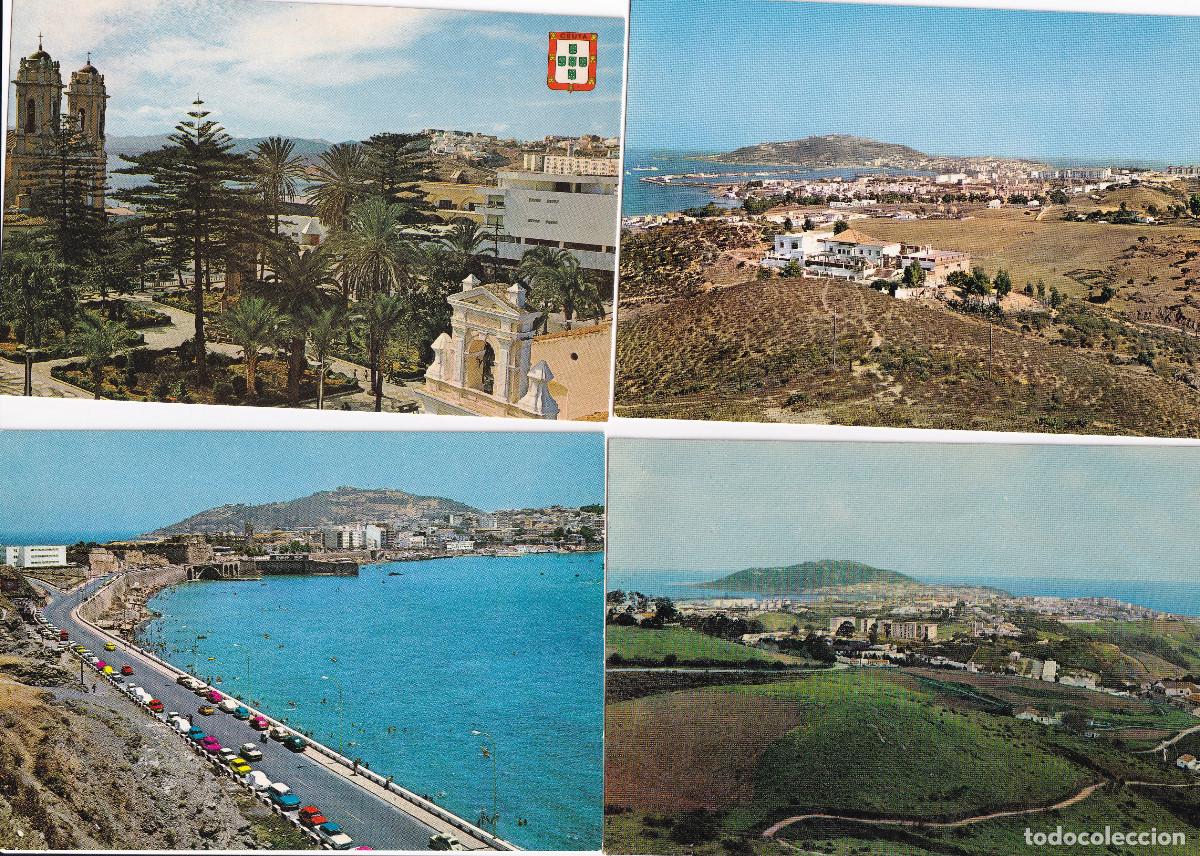 Postales: LOTE CUATRO POSTALES CEUTA - Foto 1
