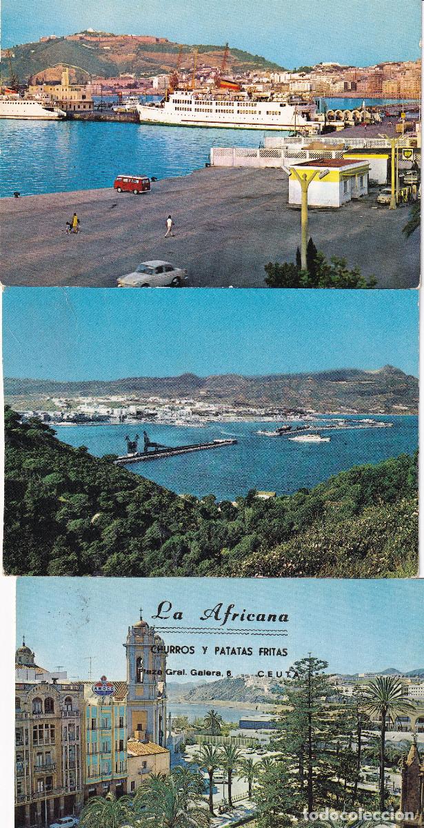 Postales: LOTE TRES POSTALES CEUTA - Foto 1