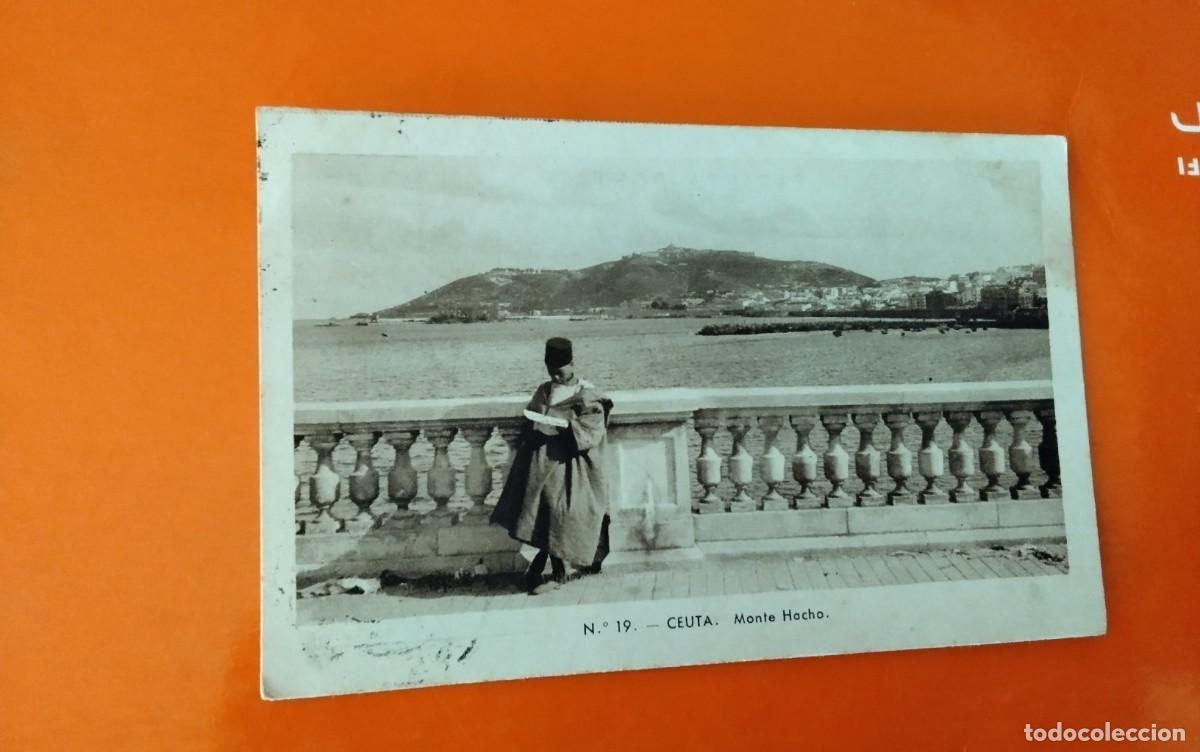 Postales: CEUTA , POSTAL ANTIGUA , BLANCO Y NEGRO - Foto 2