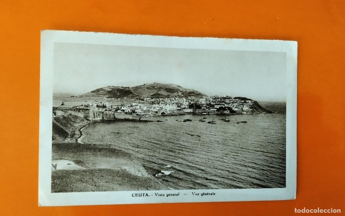 Postales: CEUTA , POSTAL ANTIGUA , BLANCO Y NEGRO - Foto 2