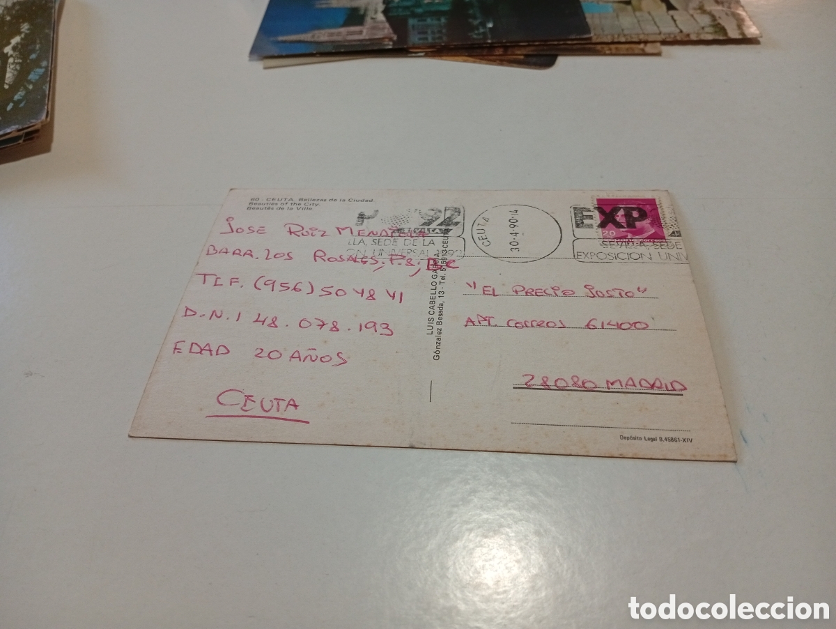 Postales: Postal Ceuta............. - Foto 2
