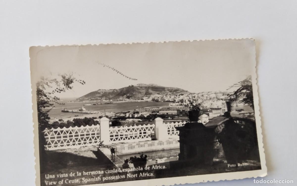 Postales: CEUTA , POSTAL ANTIGUA , BLANCO Y NEGRO , - Foto 2