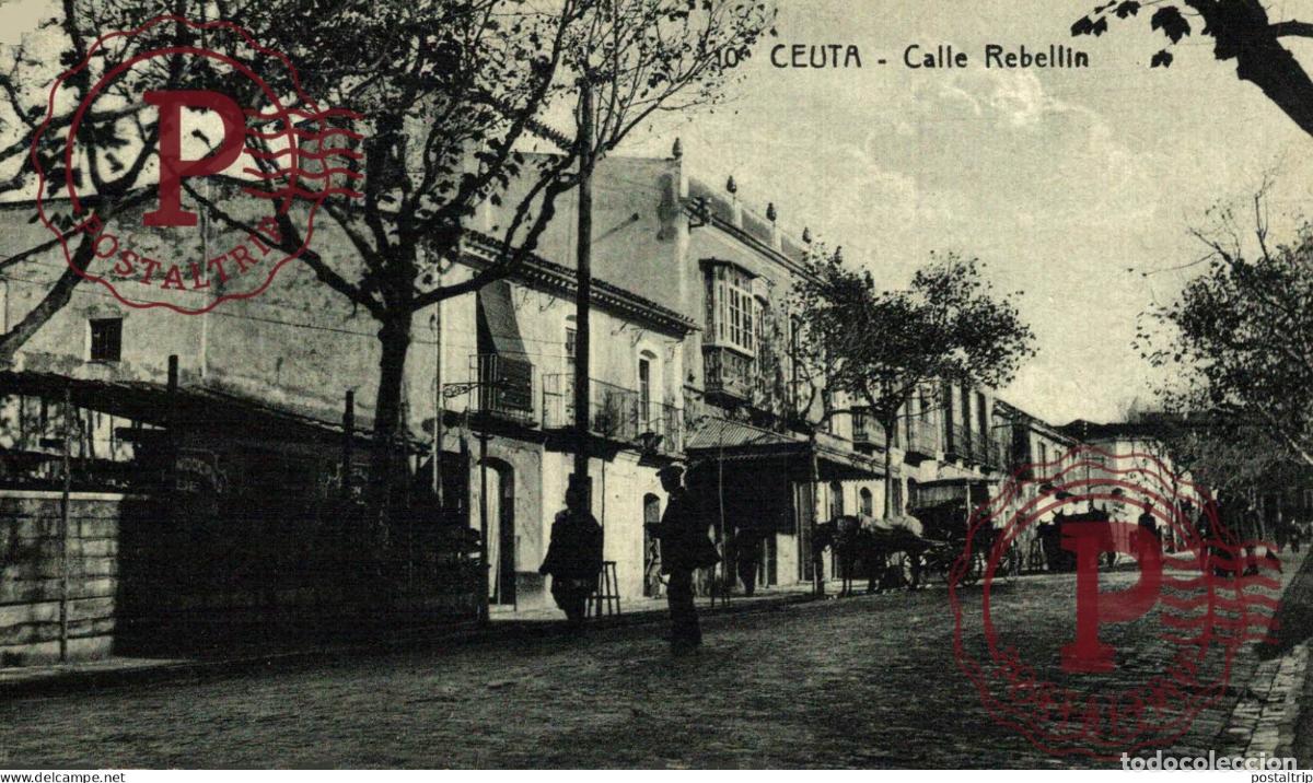 Postales: CEUTA. CALLE REBELLIN. - Foto 1