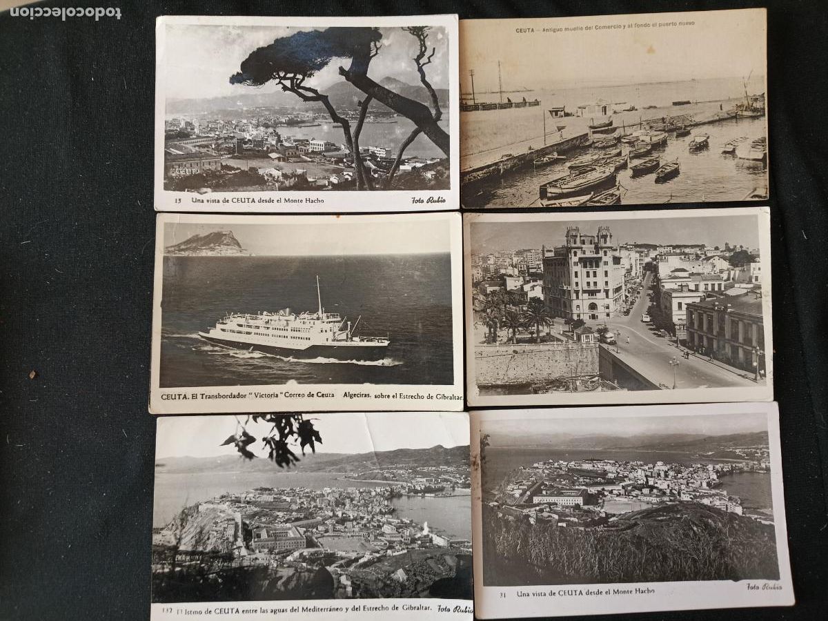 Postales: Ceuta: lote de 37 postales antiguas - Foto 2