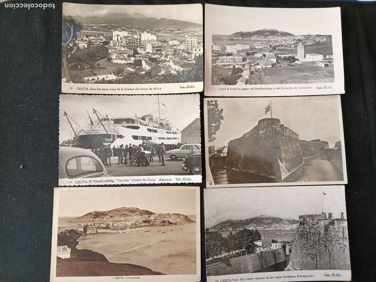 Postales: Ceuta: lote de 37 postales antiguas - Foto 1