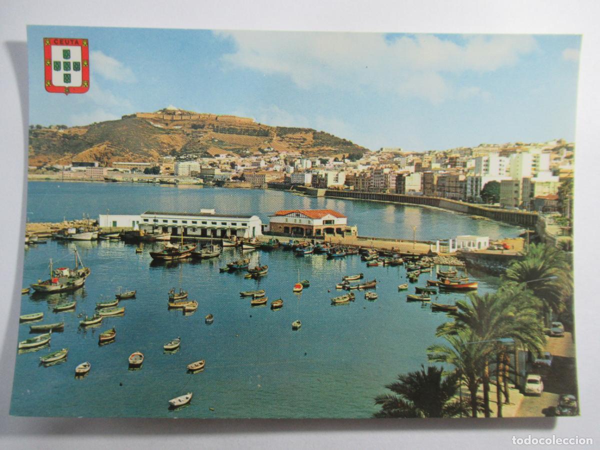 Postales: Ceuta - Puerto y Monte Hacho - S/C - Foto 1