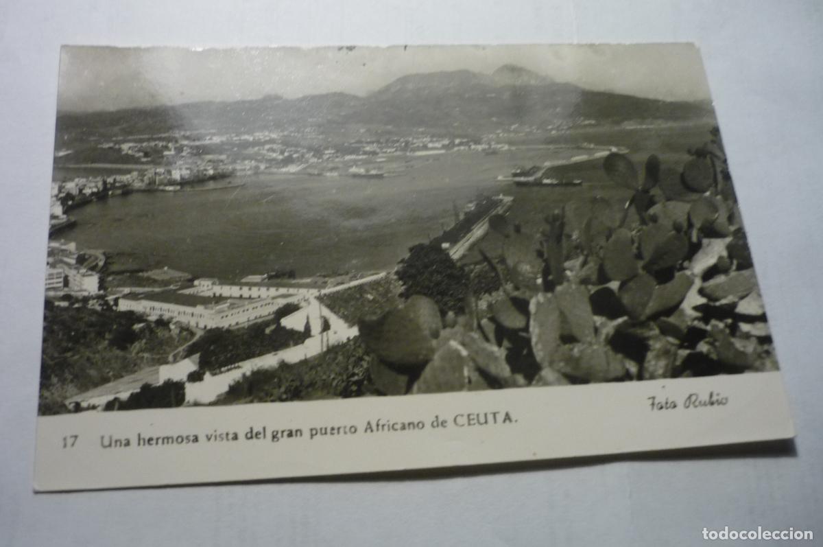 Postales: postal ceuta vista puerto ,.escrita cm