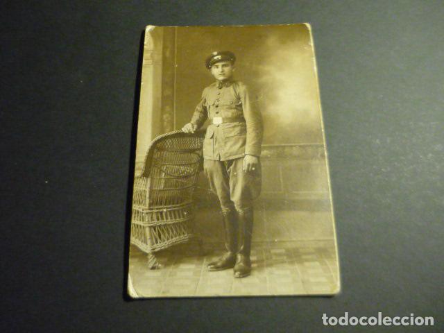 Cartes Postales: CEUTA RETRATO SOLDADO SANIDAD MILITAR FERROCARRILES POSTAL FOTOGRAFICA ARBONA FOTOGRAFO