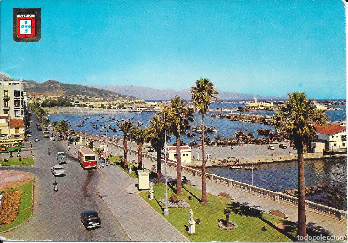 Postales: [POSTAL] Vista parcial. Ceuta. A&ntilde;o 1966 (circulada)