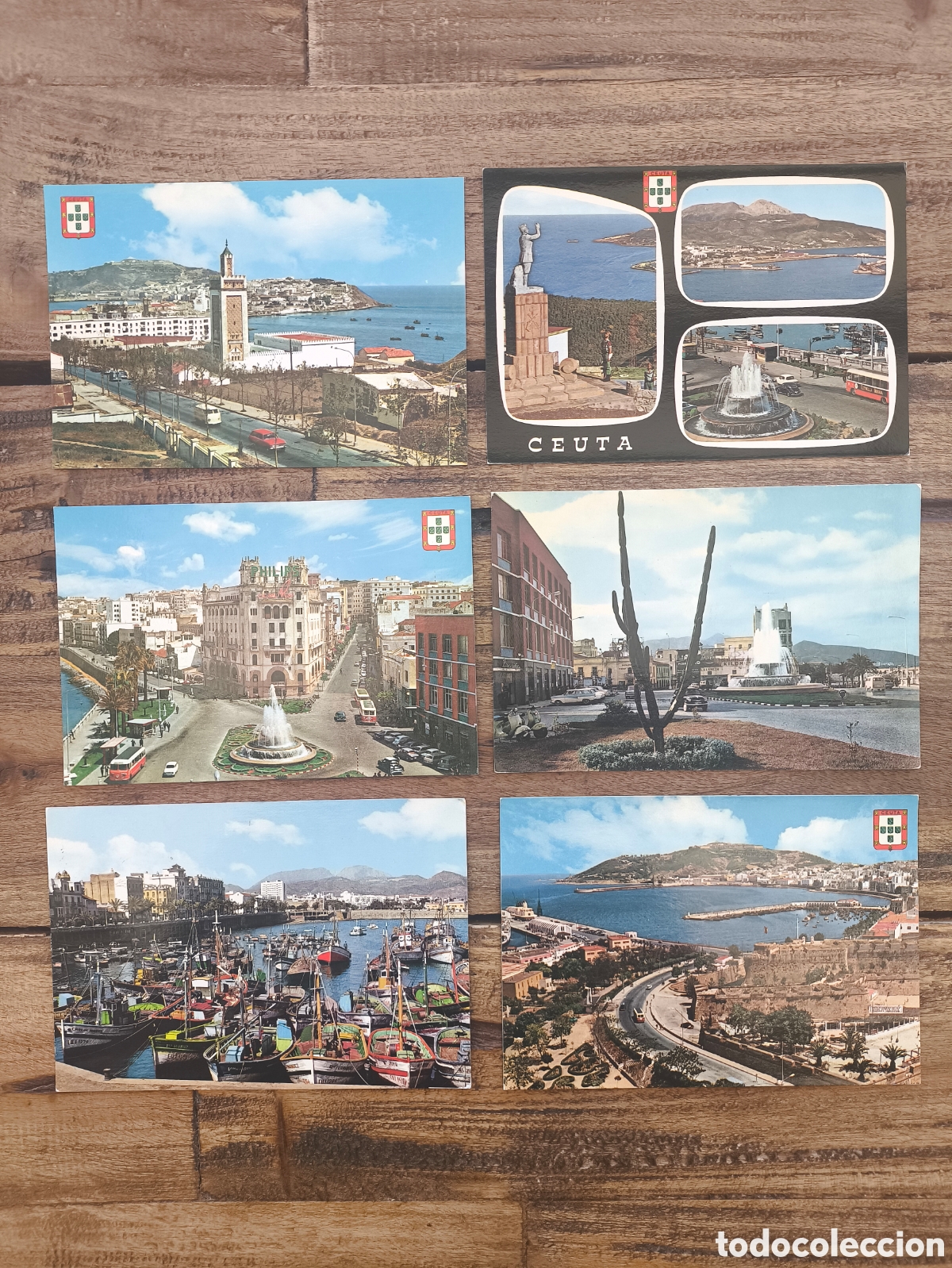 Postales: Lote de 45 postales de Ceuta - Foto 2