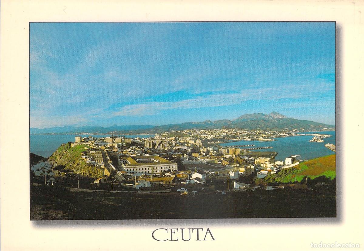 Postkarten: Postal de Ceuta Vista General y Bah&iacute;a Sur