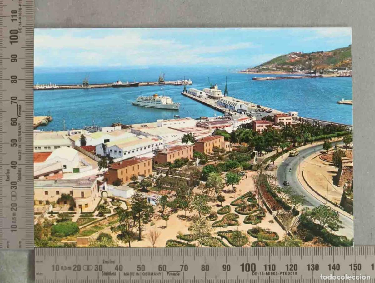Postales: POSTAL. Ceuta - Puerto y Jardines de San Sebasti&aacute;n