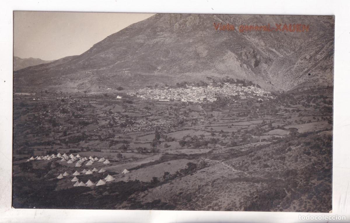 Postales: POSTAL. XAUEN. VISTA GENERAL. FOTO ANSELMO RUBIO. CEUTA. 1923. MARRUECOS