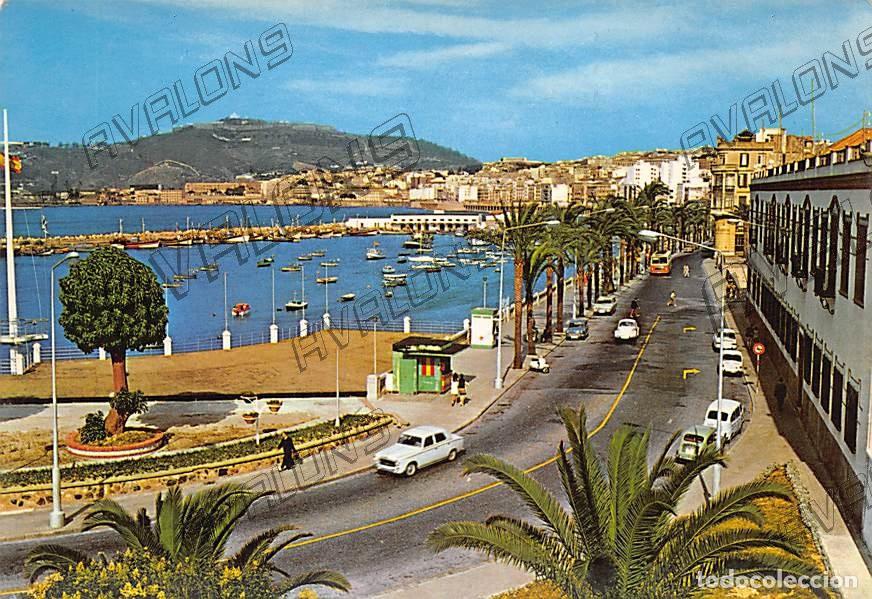 Postales: Avenida del General Franco (Ceuta) - Escrita - A&ntilde;os 70 - Con coches de la &eacute;poca