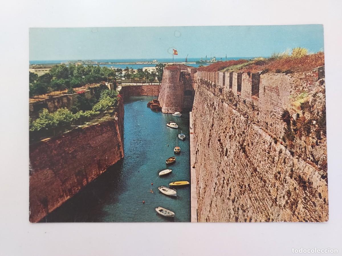 Postales: POSTAL CEUTA MURALLAS PORTUGUESAS FOSO DE S. FELIPE. 1969. SIN CIRCULAR. FARDI