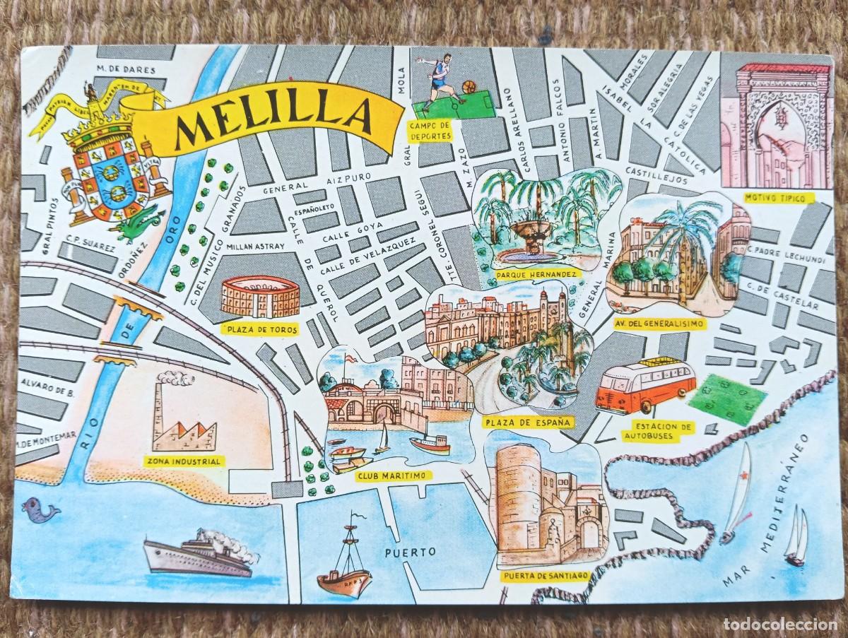 Postales: MELILLA - PLANO - MAPA - ED. FRESMO
