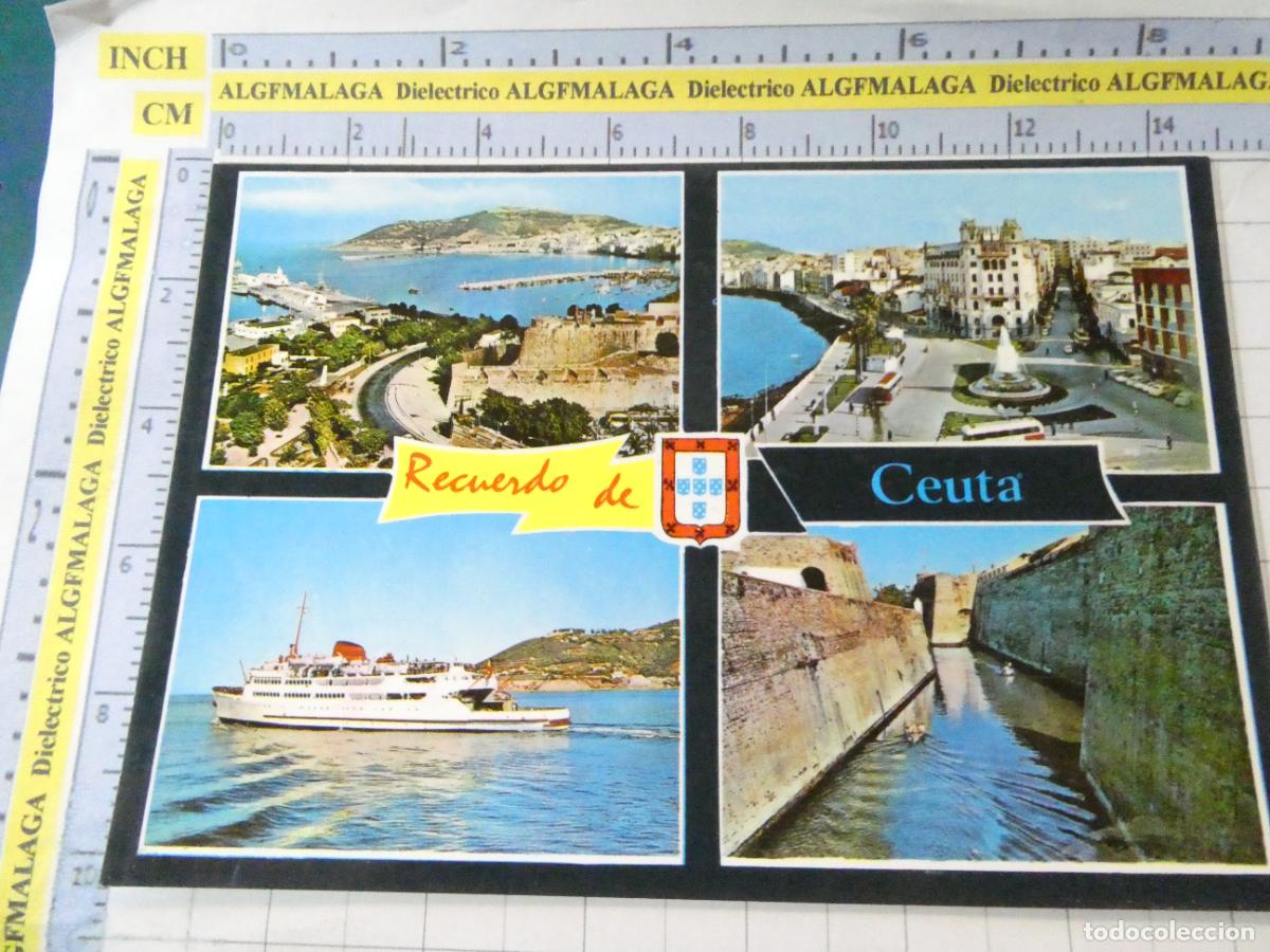 Postales: POSTAL DE CEUTA. A&Ntilde;O 1965. VISTAS. VADEXPO 86 1986 GRANADA PETRONATO TURISMO. 2785