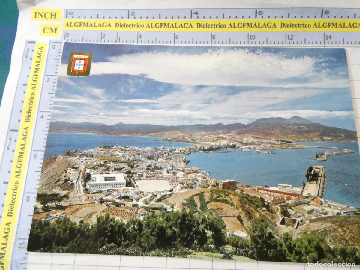 Postales: POSTAL DE CEUTA. A&Ntilde;O 1963 VISTA GENERAL 1 ESCUDO ORO. 2790