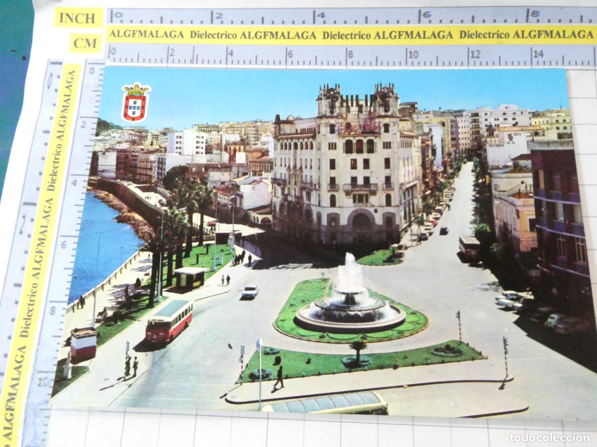 Postales: POSTAL DE CEUTA. A&Ntilde;O 1965 PLAZA DEL GENERAL GALERA y revell&iacute;n 43 RUBIO. 2798