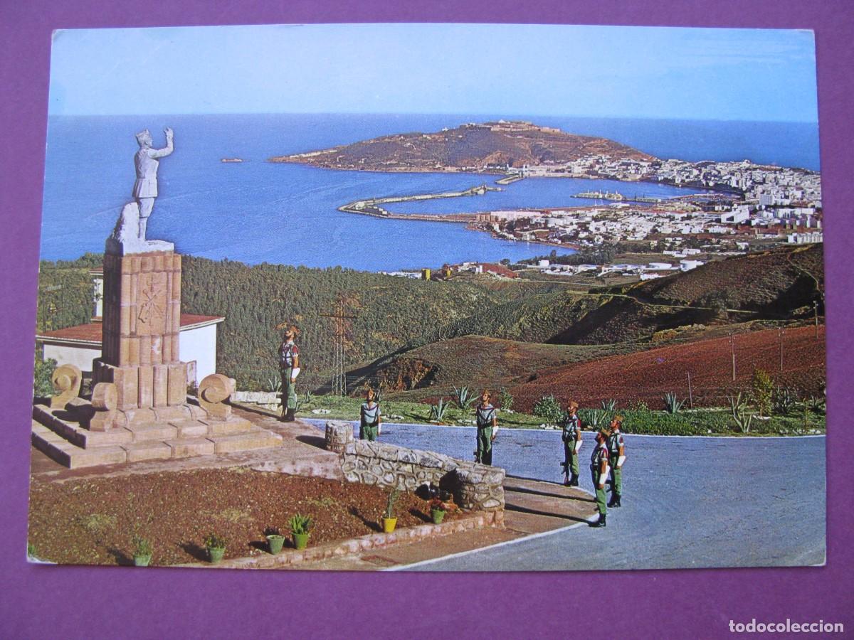 Postales: POSTAL DE CEUTA. VISTA DESDE EL ACUARTELAMIENTO LA LEGION. GARCIA GARRABELLA 23. ESCRITA
