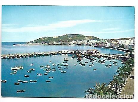 Postales: VISTA PUERTO PESQUERO, AL FONDO CIUDAD Y MONTE HACHO.- CEUTA