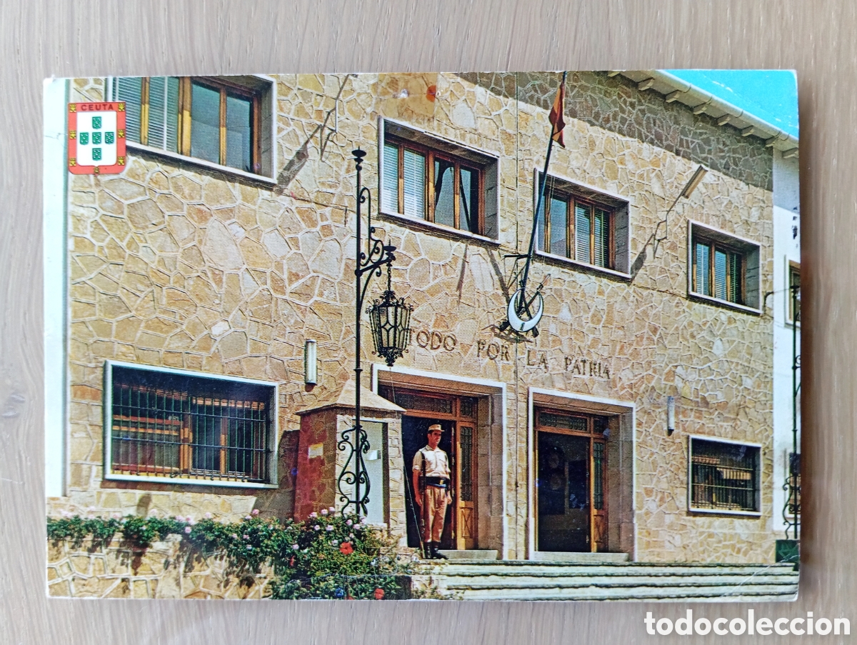 Postales: POSTAL CEUTA CUARTEL DE REGULARES TETU&Aacute;N N&ordm; 1 GARC&Iacute;A GARRABELLA 55 A&Ntilde;O 1970 EL&Eacute;RCITO SOLDADO MILITAR
