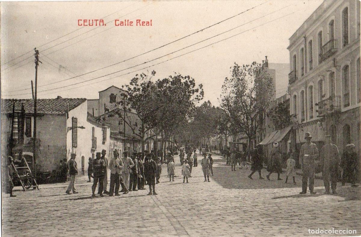 Postales: CEUTA CALLE REAL CIRCULADA - Foto 1