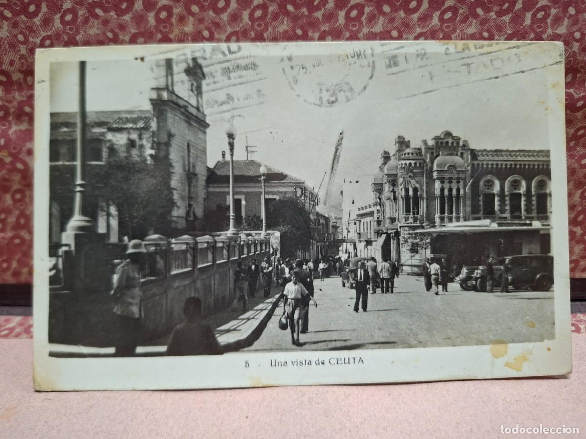Postales: ANTIGUA POSTAL CEUTA 1947 - Foto 1