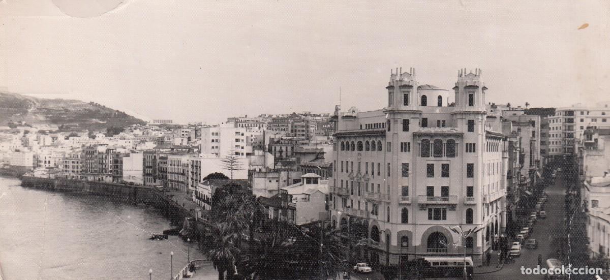 Postales: POSTAL DE CEUTA - VISTA PARCIAL CON MATASELLOS AMBULANTE MAR&Iacute;TIMO CEUTA ALGECIRAS