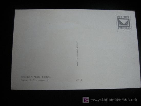 Postales: POSTAL COCHE PERRY-BRITISH - Foto 2