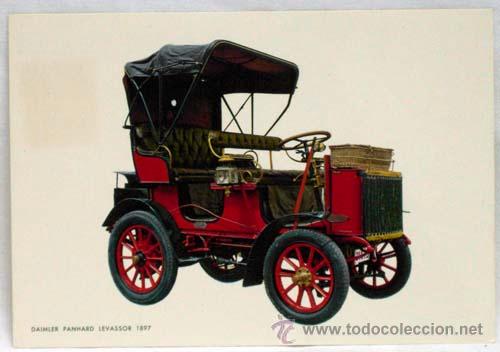 Postal Coche Daimler Panhard Levassor 1897 Ed C Comprar Postales Antiguas De Coches Y 