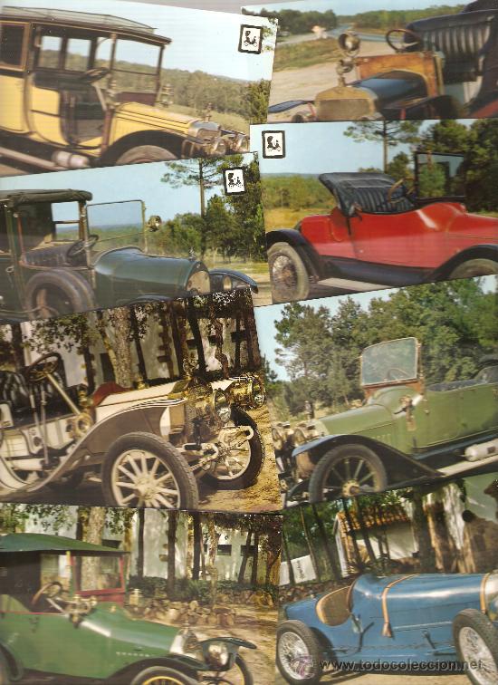 Postales: 20 POSTALES:  COCHES DE EPOCA - Foto 1