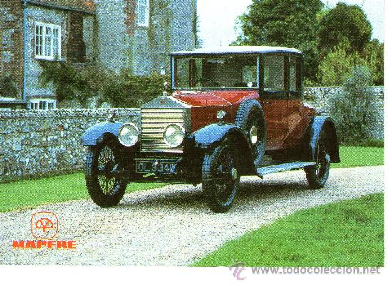 Postales: postal de propaganda de mapfre - coches- - Foto 1