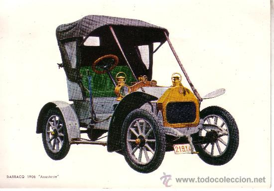 Postales: POSTAL AUTOMOVIL DARRAQ 1906 - Foto 1