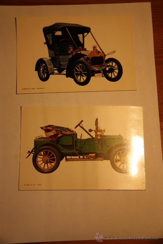 Postales: 2 POSTALES COCHES ANTIGUOS - Foto 1