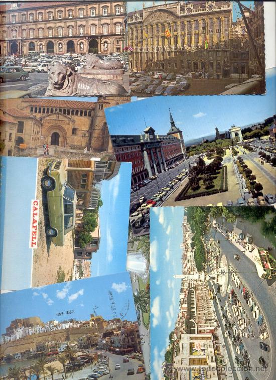 Postales: LOTE POSTALES COCHES DE EPOCA - Foto 2