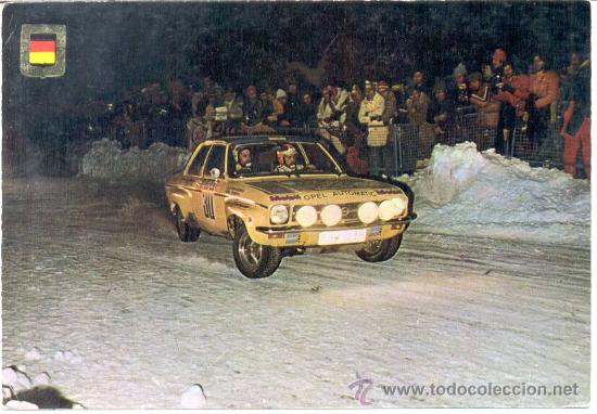 Postales: RALLYE OPEL ASCONA COCHE - Foto 1