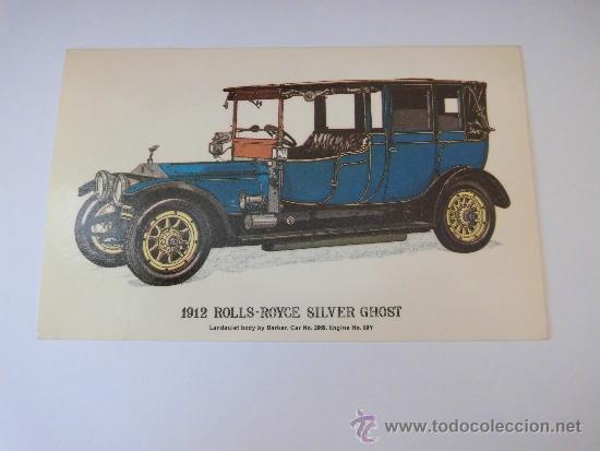 Postales: 1912 ROLLS-ROYCE SILVER GHOST - Foto 1