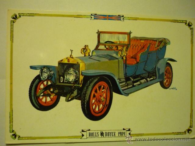 Postales: POSTAL ESCRITA COCHE ROLLS ROYCE --CM - Foto 1
