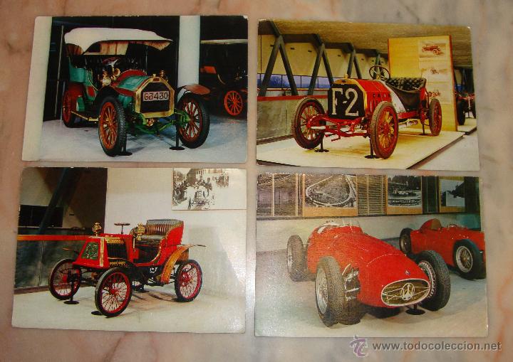 Postales: LOTE DE 4 POSTALES COCHES - Foto 1