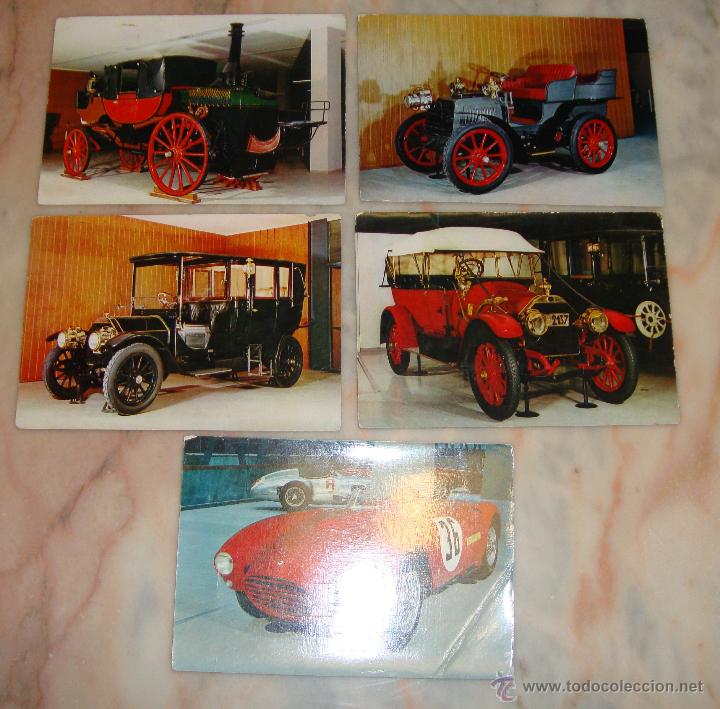 Postales: LOTE DE 5 POSTALES COCHES - Foto 1