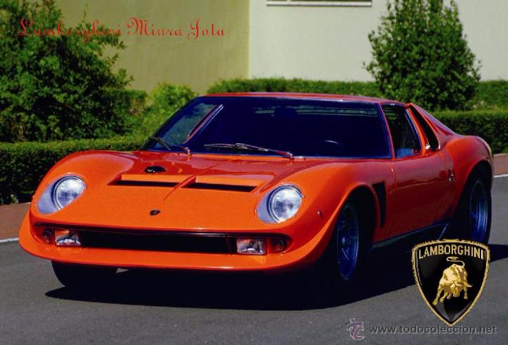 Postales: POSTAL DE COCHES LAMBORGNI 5 - Foto 1